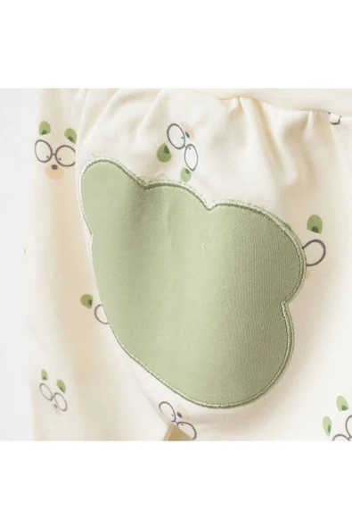 ciccimbaby  BEAR HUGS MANŞETLİ PANTALON (2 Lİ SET) - 2