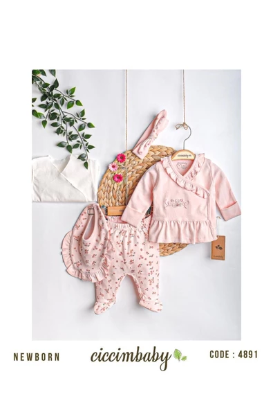 ciccimbaby  5 Lİ FLOWER GARDEN ZIBIN SETİ