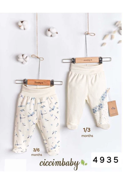 ciccimbaby  PRETTY HAPPY PATİKLİ PANTALON ( 2 Lİ SET )