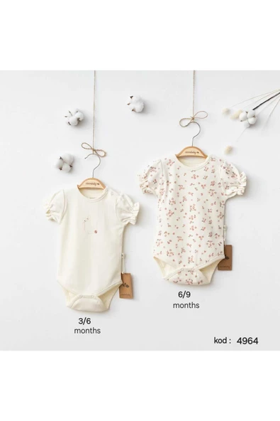ciccimbaby  FLOWER GARDEN KISA KOLLU BADY (2 Lİ SET)