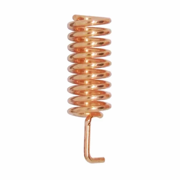 868Mhz Helical Yay Anten 2.15dBi Kazanç Rf Haberleşme Kablosuz İletişim Lehimlenebilir Tip Bakır