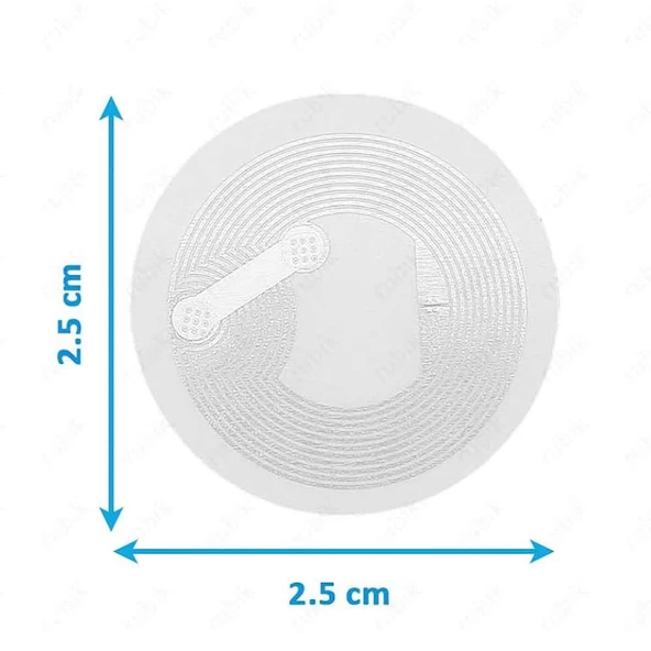 13.56Mhz Nfc Rfid Etiket Manyetik Proximity Göstergeç 13.56 Mhz Güvenlik Kapı Geçiş Ürün Depo Pers - Resim 3