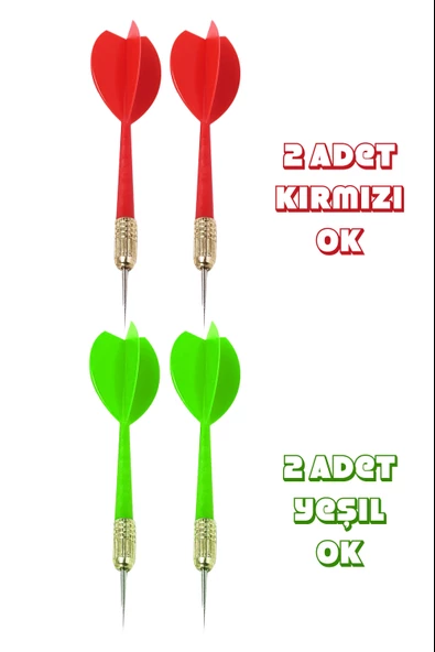 12 İnç Çift Taraflı Dart Tahtası Seti 6 Çelik Oklu Dart Hedef Tahtası Oyunu Takımı Dart Seti 518 - 3