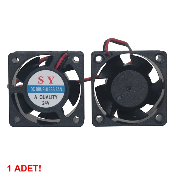DC 24V FAN 40x40mm 0.1A 6000 Rpm 4x4cm Soğutucu Kuluçka Ekran Kartı Cooler Peltier Printer PC Cpu - Resim 3