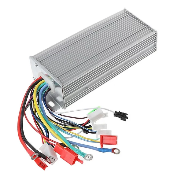 DC 48V/64V 500W Fırçasız Motor Sürücü Scooter Elektrikli Bisiklet Beyin Bldc Hız Kontrol Kartı Meta - Resim 7