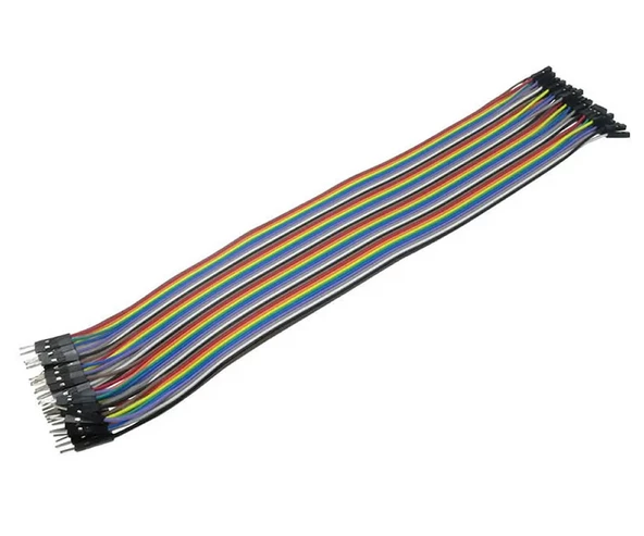 30cm 40 Pin Erkek Dişi Dupont Kablo Ayrılabilir 2.54mm 10 Renk Breadboard Atlama Kablosu Jumper Tes - 8