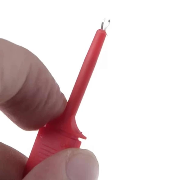 10 lu Dişi Dupont Kablolu Kanca Lojik Analizör Prob Mini Test Kancası Lehimsiz Tutucu Yakalayıcı - Resim 5