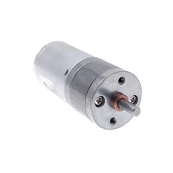 12V 5Rpm JGA25-370 Redüktörlü DC Motor Metal Dişli Yüksek Tork Kuvvet 25mm Robot Oyuncak - Resim 7