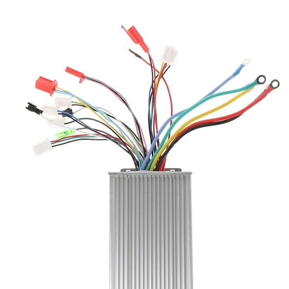 DC 48V/64V 500W Fırçasız Motor Sürücü Scooter Elektrikli Bisiklet Beyin Bldc Hız Kontrol Kartı Meta - Resim 6