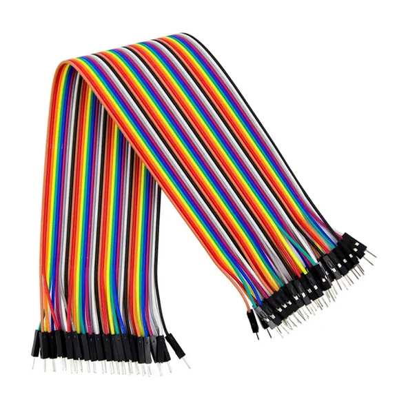 30cm 40 Pin Erkek Erkek Dupont Kablo Ayrılabilir 2.54mm 10Renk Breadboard Atlama Kablosu Jumper Tes - Resim 6