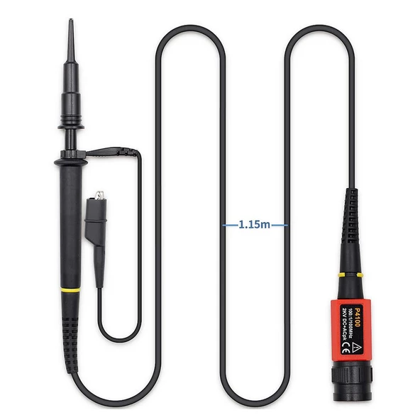 P4100 Yüksek Gerilim Osiloskop Probu 100MHz 100:1 Zayıflatma 2000 Volt 3.5ns Bnc 1 Mt. Rigol Owon - Resim 2