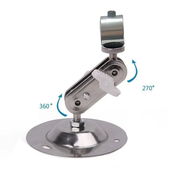 12mm Çap Lazer Tutucu Braket 3kg Yük Taşıyıcı Güvenlik Kamera Sabitleyici Holder 360 / 270 Derece - 3