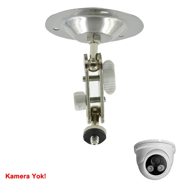 12mm Çap Lazer Tutucu Braket 3kg Yük Taşıyıcı Güvenlik Kamera Sabitleyici Holder 360 / 270 Derece - 4
