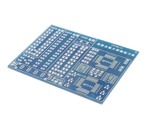 Smd Lehim Öğrenme Seti 77 Parça Smt Elektronik Eğitim Kiti Deney Pratikleme Kartı Qfp44 Sop16 - 8