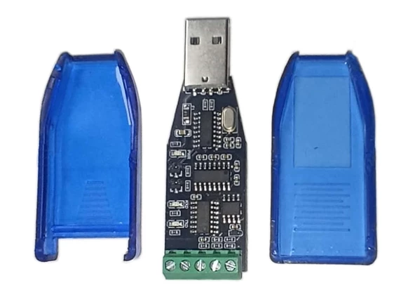 USB to RS232 + RS485 Modül Kutulu Endüstriyel Tip Seri Port Sinyal Çevirici Haberleşme Otomasyon - Resim 7