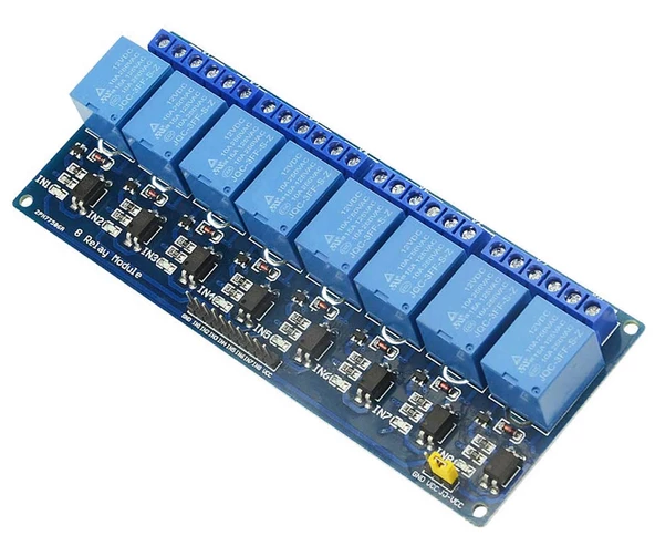 8 Kanal DC 12V Röle Modül AC 250V DC 30V 10A Optokuplör İzolasyonlu Girişler Elektronik Anahtar - Resim 8