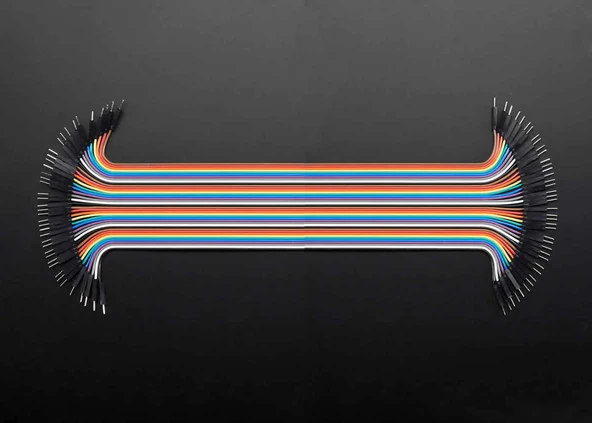 30cm 40 Pin Erkek Erkek Dupont Kablo Ayrılabilir 2.54mm 10Renk Breadboard Atlama Kablosu Jumper Tes - Resim 7