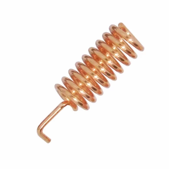 868Mhz Helical Yay Anten 2.15dBi Kazanç Rf Haberleşme Kablosuz İletişim Lehimlenebilir Tip Bakır - Resim 6