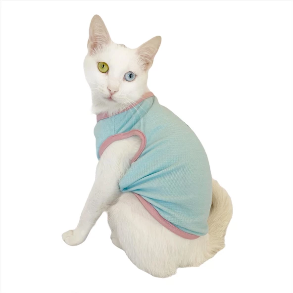 Minty Flower Power  Atlet by Kemique Kedi Kıyafeti Kedi Elbise