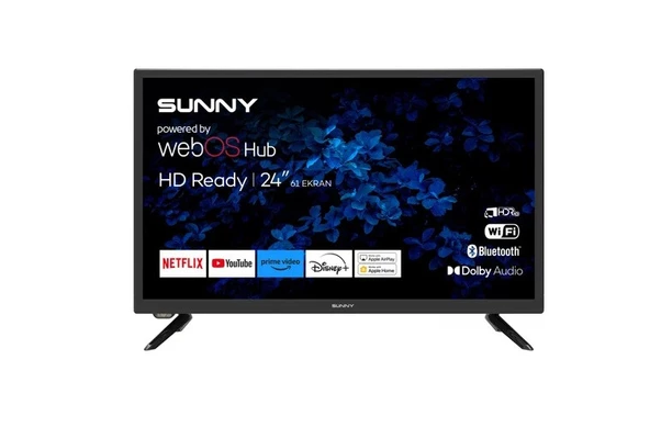 Sunny SN24LEDl262-S 24'' 60 Ekran Uydu Alıcılı HD Ready webOS Smart LED TV