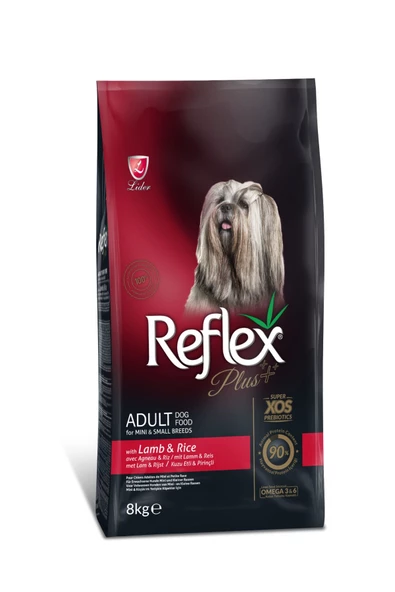 Reflex Plus Kuzu Etli Ve Pirinçli Küçük Irk Yetişkin Köpek Maması 8 Kg