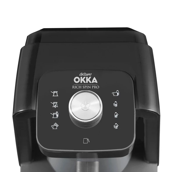 Arzum Okka Rich Spin Pro OK0020 Krom Türk Kahvesi Makinesi - 3