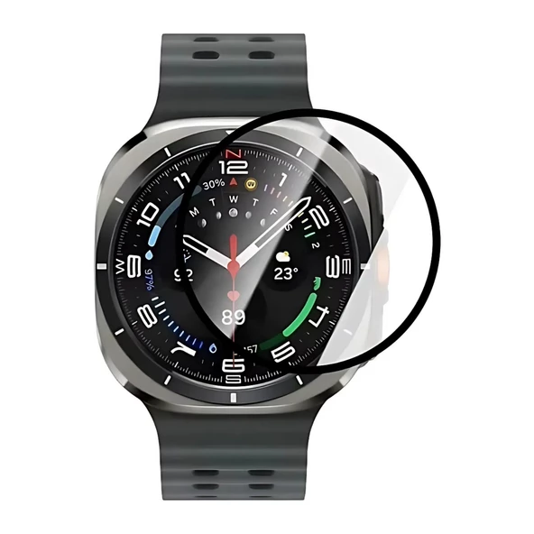 Samsung Galaxy Watch 7 Ultra 47mm Uyumlu 3D Full Ekran Koruyucu