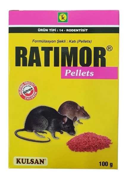 Ratimor Pellet 100 gr Etkili Fare Zehiri