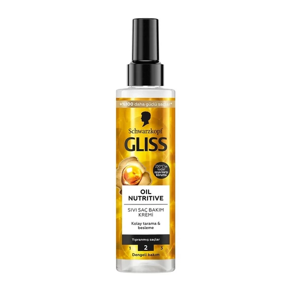 Glıss Sıvı Saç Kremi Oıl Nutrıtıve 200 Ml