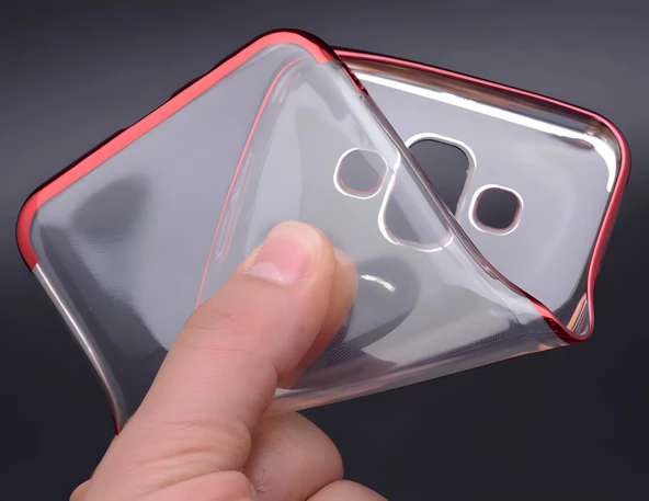 Galaxy J7 Duo Kılıf Dört Köşeli Lazer Silikon Kılıf - Resim 8