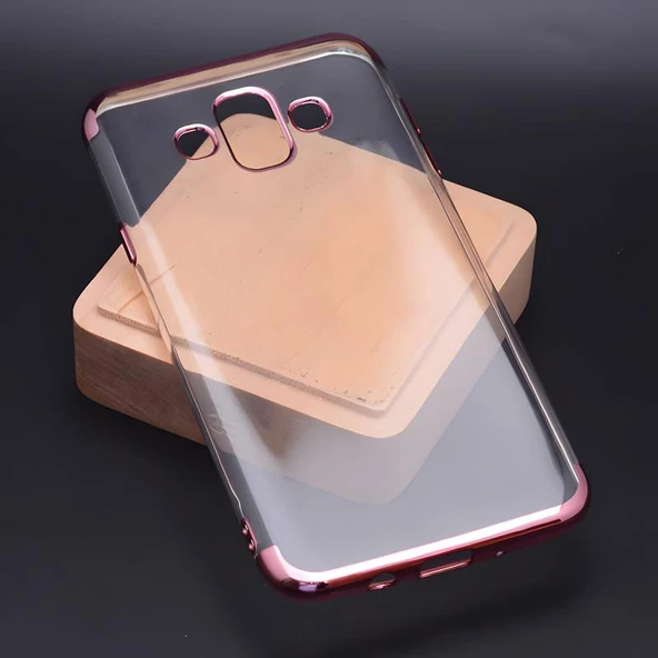 Galaxy J7 Duo Kılıf Dört Köşeli Lazer Silikon Kılıf - Resim 6