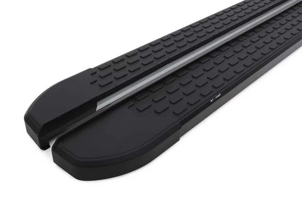 CARAVELLE T6 UZUN ŞASE 2015 - 2023 ARACA ÖZEL NEVADA SİYAH YAN BASAMAK - Resim 2