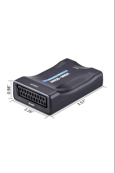 Anunnaki Hdmı To Scart Av Video Tv Çevirici Dönüştürücü Adaptör - 4