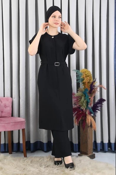 Armine Kadın Kemerli Alt-Üst Trend Takım - 4