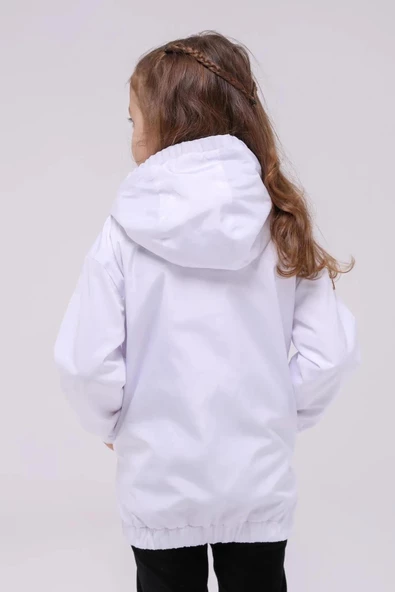 Kız Çocuk Mevsimlik Yağmurluk Ceket 51297 - 5