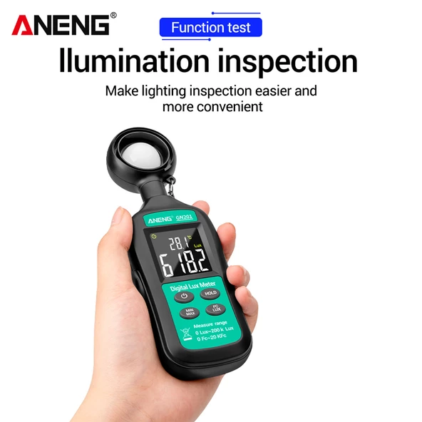 Aneng Gn201 Anemometre Dijital Rüzgar Ölçer - 3
