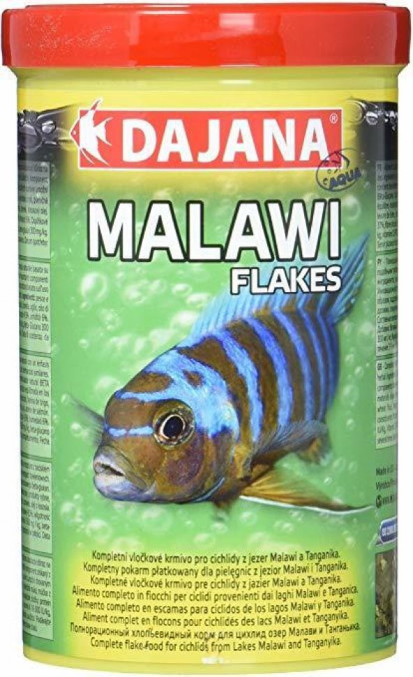 Dajana Malawi Flakes Akvaryum Balık Yemi 250ml 50gr