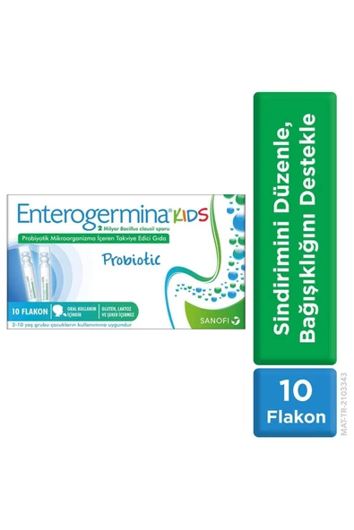 Enterogermina Kids 10 Flakon Probiyotik