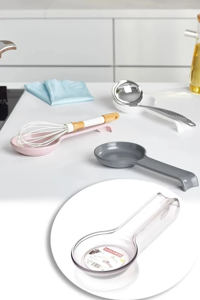 2 Adet Plastik Kirli Kaşıklık Altlığı Kepçe Ve Kaşık Altı Kaşık Nihalesi - Resim 2