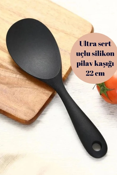 Silikon Servis Seti Mini Spatula Pilav Kaşığı Servis ve Hazırlık Sunum Seti Oklava,Spatula,Çırpıcı - 3