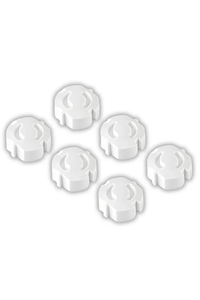 12 Adet Priz Kapağı Bebek ve Çocuk Güvenlik Koruma Piriz Kapatıcı Priz Koruyucu - Resim 2