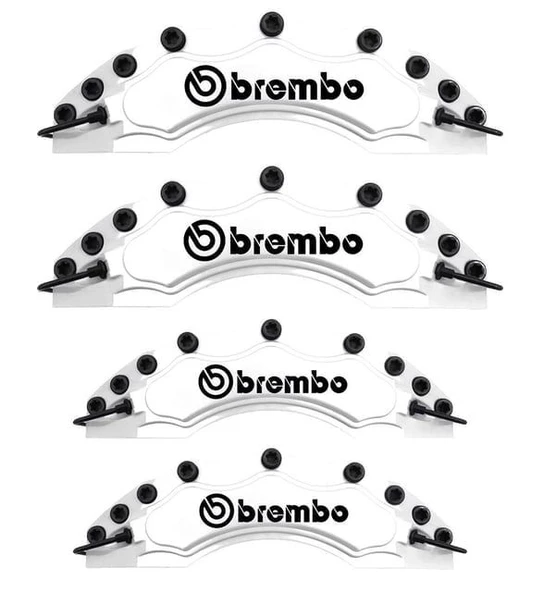 Proton Uyumlu Brembo Beyaz Kaliper Kapağı 4 Parça Ön Arka Set ürün görseli 1