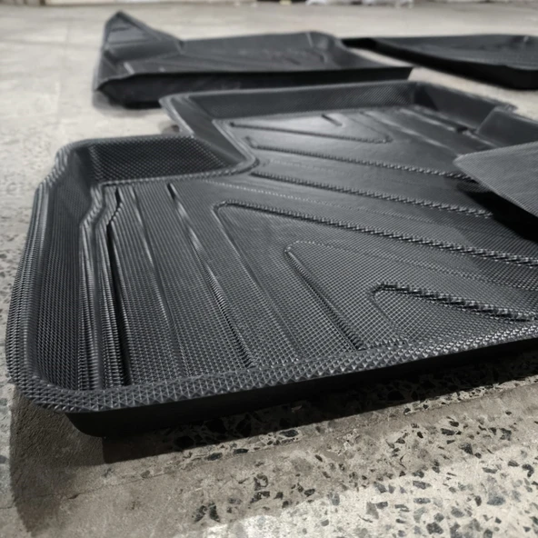 Golf 8 Manuel Vites Araca Özel 4D Havuzlu Thermoform Paspas Tam Uyumlu - 2