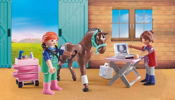 Playmobil 71241 Country Atlar için Veteriner - 3
