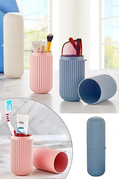 Seyahat Tipi Taşıma Kabı Smart Saklama Kabı Diş Fırçası, Makyaj, Gözlük Kutusu Organizer