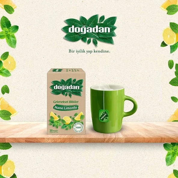 Doğadan Nane Limonlu Bitki Çayı 20'li - 2