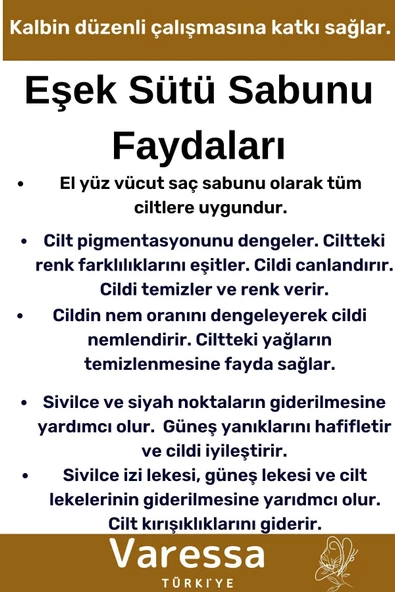 Premium Seri %100 Güzel Kokulu Organik Bitkisel El Yüz Vücut Saç Orijinal Vegan Eşek Sütü Sabunu - 3