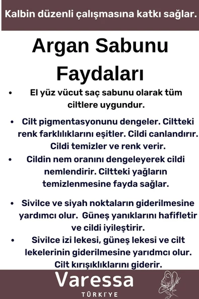 Premium Seri Organik Bitkisel %100 Doğal Güzel Kokulu El Yüz Saç Orijinal 2'li Argan Yağı Sabunu - 3