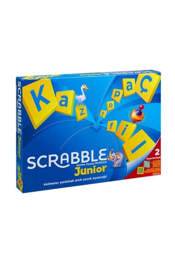 Scrabble Junior Türkçe Kutu Oyunu Mattel Games