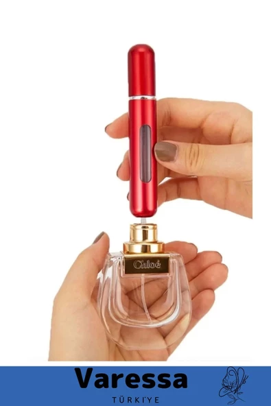 Deluxe Seri Doldurulabilir Parfüm Şişesi Cep Boy Kolay Taşınabilir Çanta İçi Mini 5 Ml 10 Adet - 4